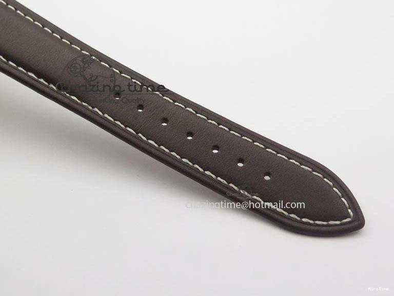 MiroTime 0419 Cellini Date YG White Numeral Dial On Brown Leather Strap A Affordable 3883